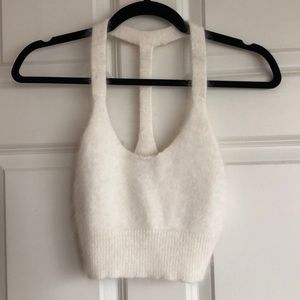 Free People Fuzzy Crop Tank
